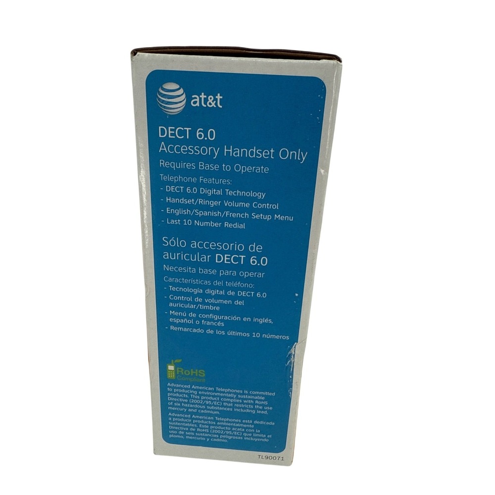 AT&T Accessory DECT‎ 6.0 Digital Phone TL90071 Handset Only - Picture 2 of 5